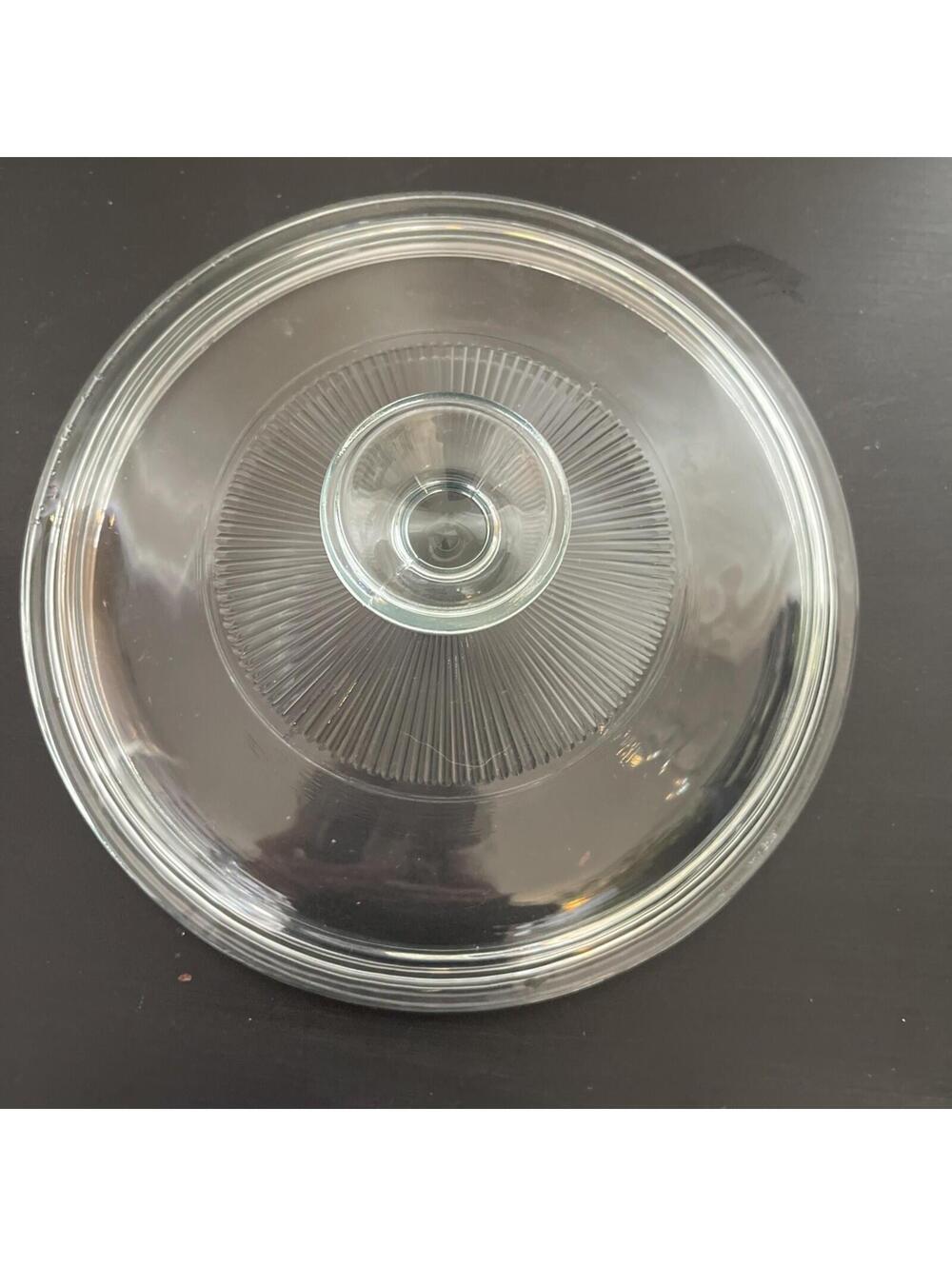 Pyrex G5C Replacement Lid Glass Knob No Chips Round